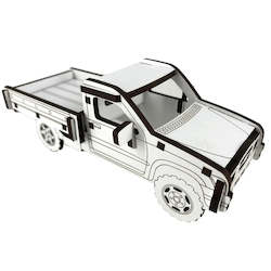 Gift: White Ute by Abstract Designs