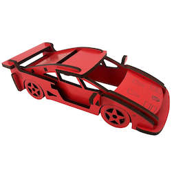 Gift: Red Ferrari by Abstract Designs