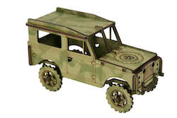 Gift: Camo Green Land Rover by Abstract Designs