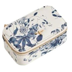 Eva Small Jewellery Box Blooming Blue by Fable England