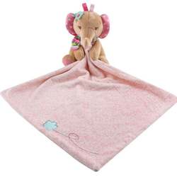 Exceptionally Snugly Pink Elephant Comforter for Baby