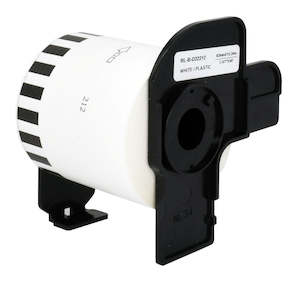 Compatible Label Roll (Black-on-White): Substitute to Brother DK22212