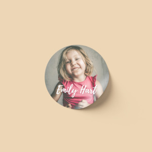 Personalised Kids Photo Labels