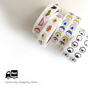 Stationery, paper, printing: Eyes, Nose, Mouth Stickers