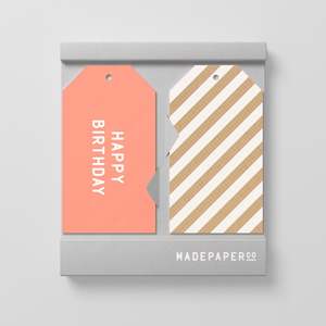 Happy Birthday - Gift Tags 10pk