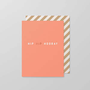 Hip Hip Hooray - Greeting Card