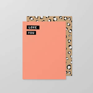 Love You - Greeting Card