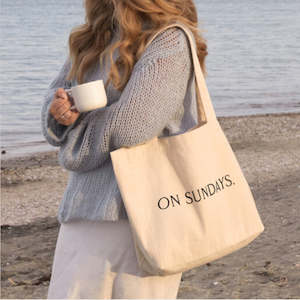 On Sundays Tote Bag