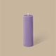 Wide Column Pillar Candle - Periwinkle