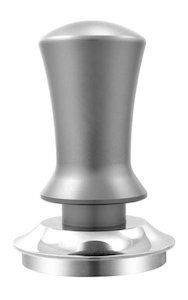 Coffee Tamper 58mm Silver Auto Tamp Corrugated