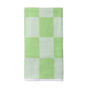 Household textile: Checkerboard - Apple Green