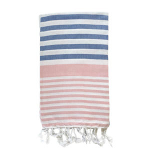 Sofia Turkish Towel Denim Pale Pink