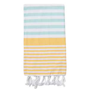 Sofia Turkish Towel Mint Yellow