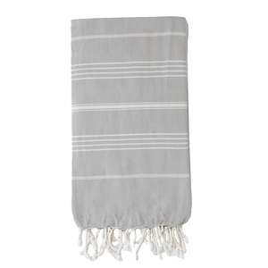 Classic Turkish Towel Pale Grey