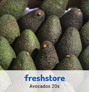 Avocados: 20 Avocados in a 5.5kg tray (Large)