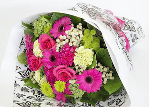 Florist: Hot pink bouquet