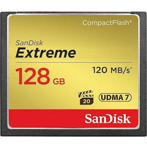 Sandisk Extreme Cf 128gb Vpg20 120mb/s Memory Card