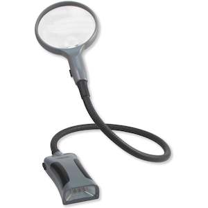 Carson BoaMag 2.5x with 5x Power Spot Flexible Neck Magnifier