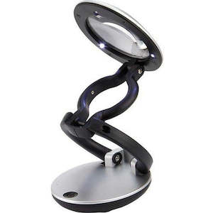 Carson DeskBrite Mini 3X LED Lighted Magnifier and Desk Lamp