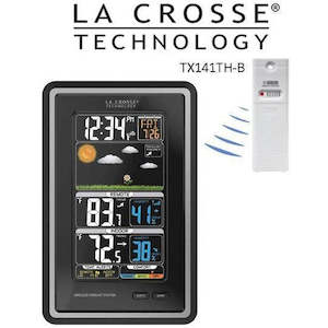 Weather Stations: La Crosse Forecast Colour Station with Temp Alerts