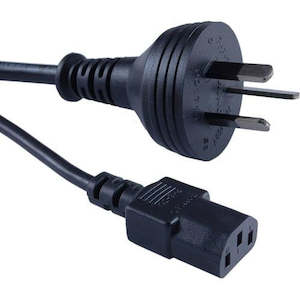 Tesa 240v 1.8m Black Computer Power Cable