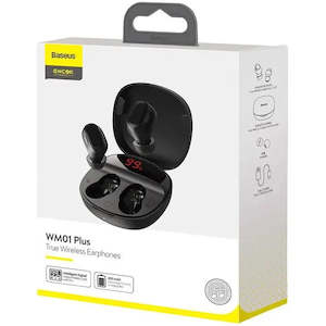 Baseus True Wireless Ear Buds WM01 PLUS - Black - SPECIAL