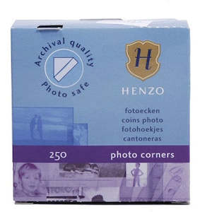 Henzo Photo Corners - Transparent - 250's