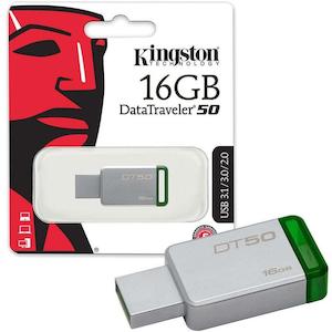 Kingston DataTraveler50 16GB - USB 3.0 Thumbdrive