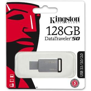 Kingston DataTraveler50 128GB - USB 3.0 Thumbdrive