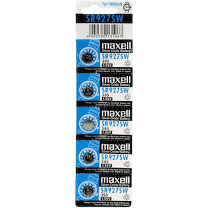 Maxell 399 / 395 SR927SW Watch Battery 5PK