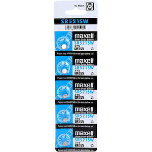 Maxell 379 / SR521SW Watch Battery 5PK