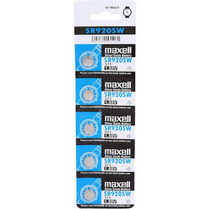 Maxell 371 - SR920SW Watch Battery 5PK