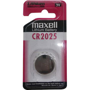 Maxell Lithium Batt Cr2025 3v Single Blister Pack Battery