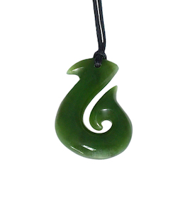 Fishhooks: Jade Hook Pendant 32mm