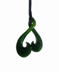 Jade Single Twist Pendant 38mm