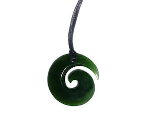 Jade Koru Pendant 23mm