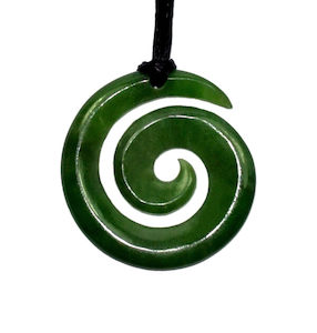 Jade Koru Pendant 25mm