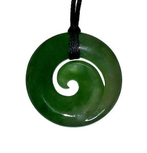 Jade Koru Pendant 30mm