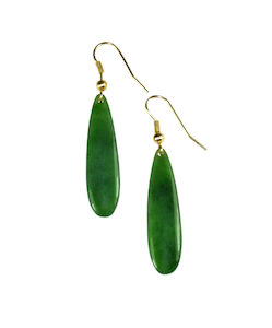 Jade Drop Earrings 35mm