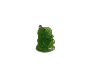 Jade Tiki Charm 15mm