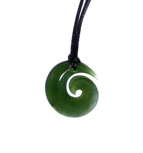 Jade Koru Pendant 20mm