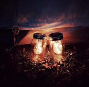 Eco Friendly: Mason Jar Solar Light by Moana Road