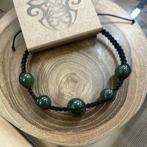 Pounamu: Your Taonga Black Woven Bracelet