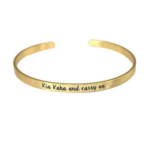 Kia Kaha and carry on Bracelet