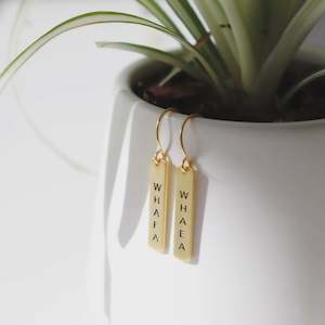 Te Reo: Whaea – Teacher – Earrings