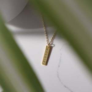 Te Reo: Ngā mihi – Thank you – Necklace