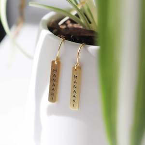 Te Reo: Manaaki – Cherish – Earrings