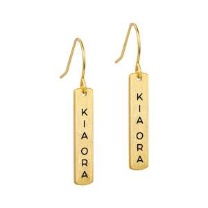 Te Reo: Kia ora – Hello – Earrings