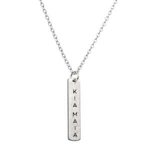 Te Reo: Kia maia – Be brave – Necklace