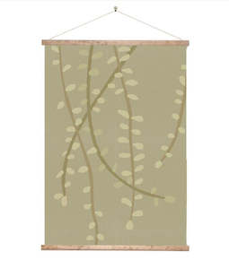 100 New Zealand: Kowhai Canvas Wall Hanging